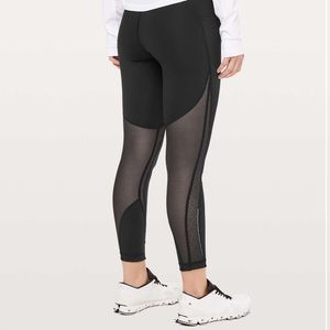 Lululemon Run Smoothly 7/8 Tight 25” Black Size 8